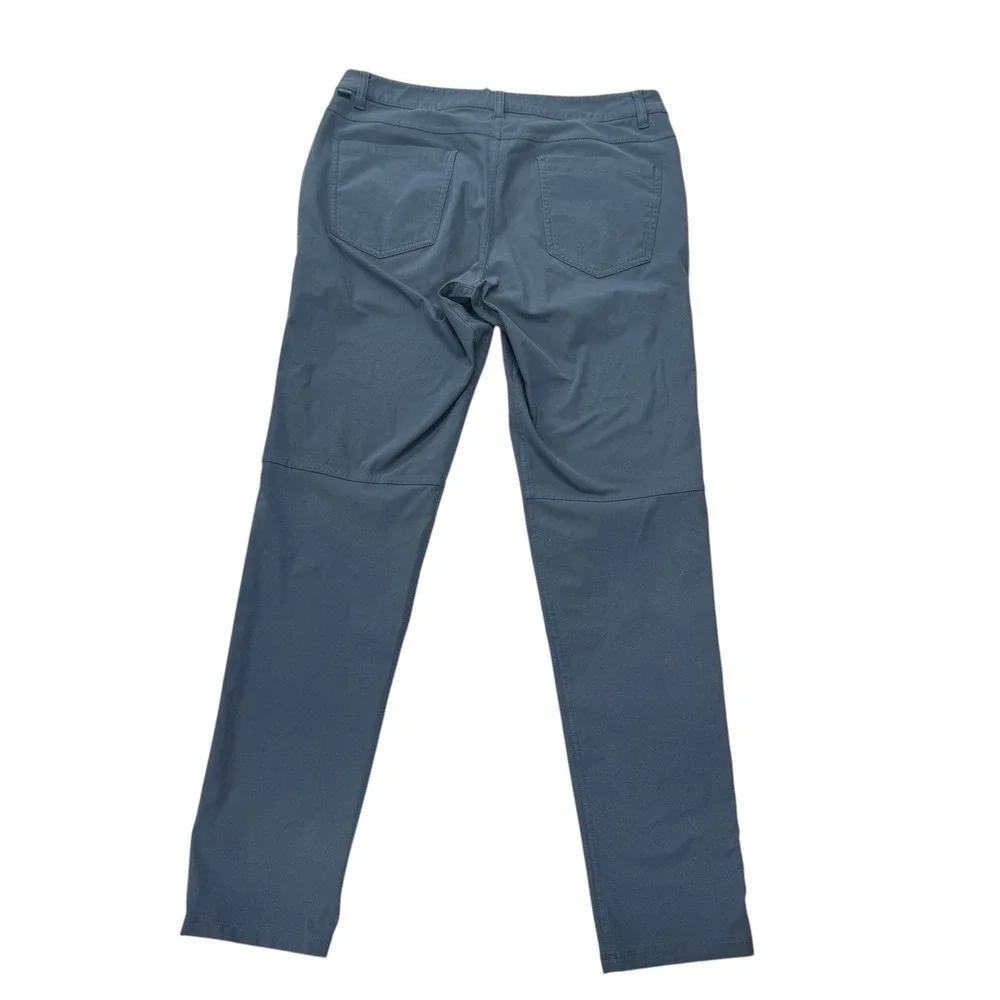 Lululemon Commission Pants Mens 32 x 30‎ Blue Gray Technical Chino Trousers